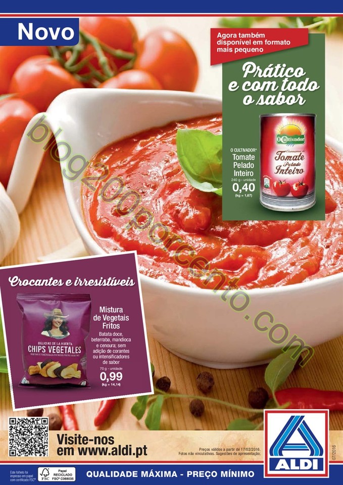 Antevisão Folheto ALDI promoções a partir de 17