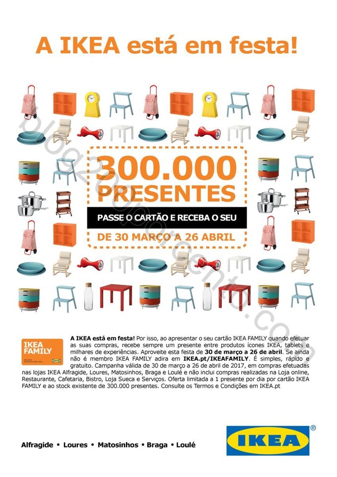 Festa IKEA 300000 Presentes promoção de 30 març