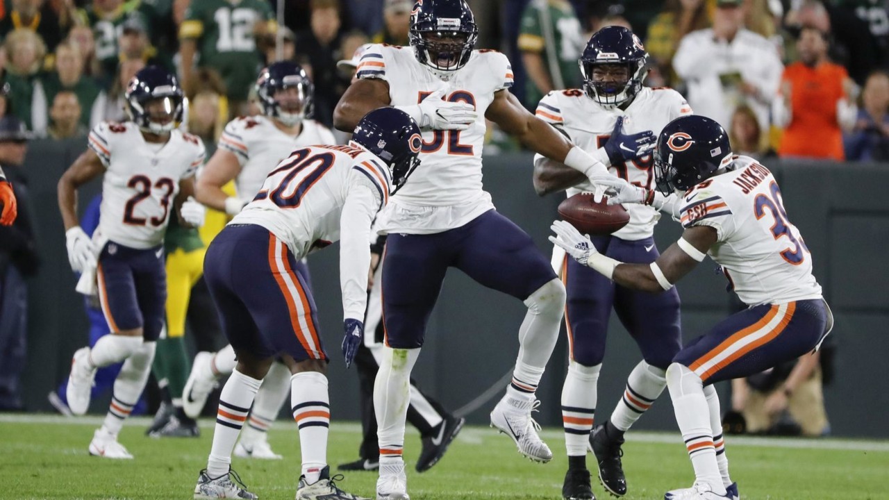 Khalil Mack liderou os Chicago Bears Khalil Mack liderou os Chicago Bears