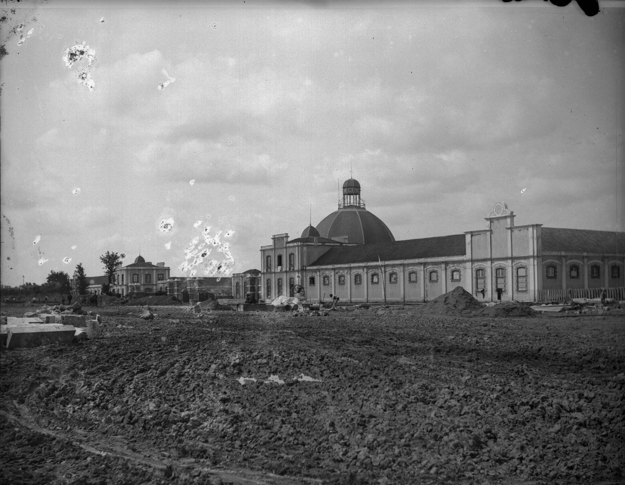 Mercado Geral de Gados antes da abertura da avenid