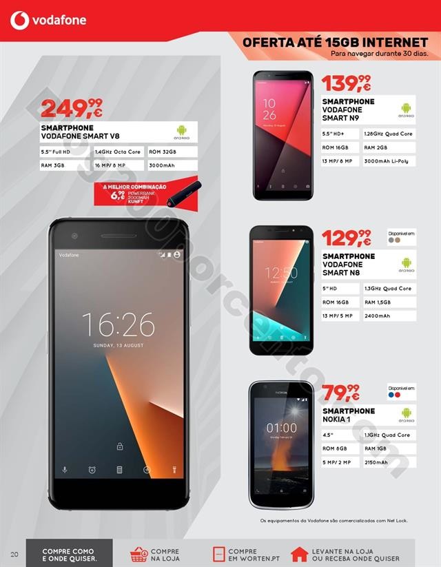 Antevisão Folheto WORTEN Mobile Promoções de 30