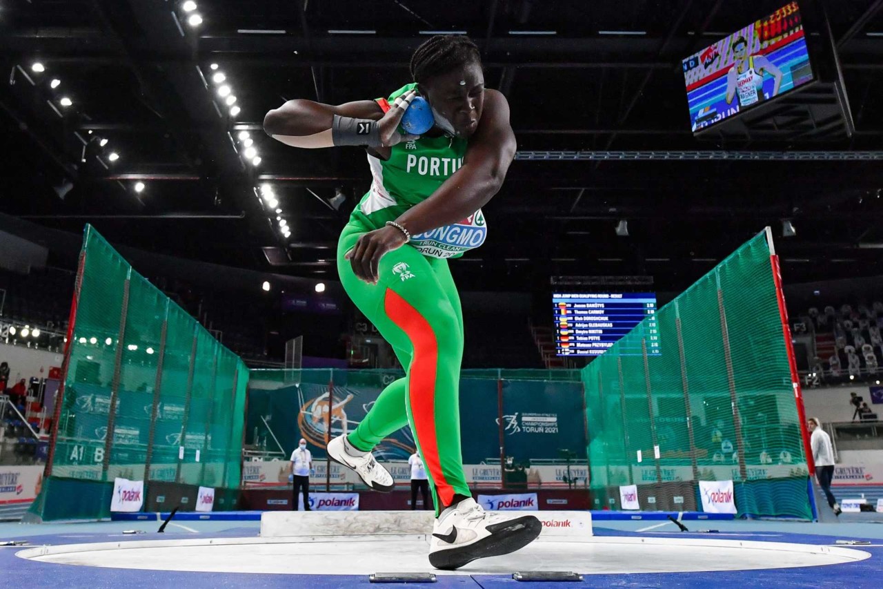 Auriol Dongmo venceu lançamento do peso