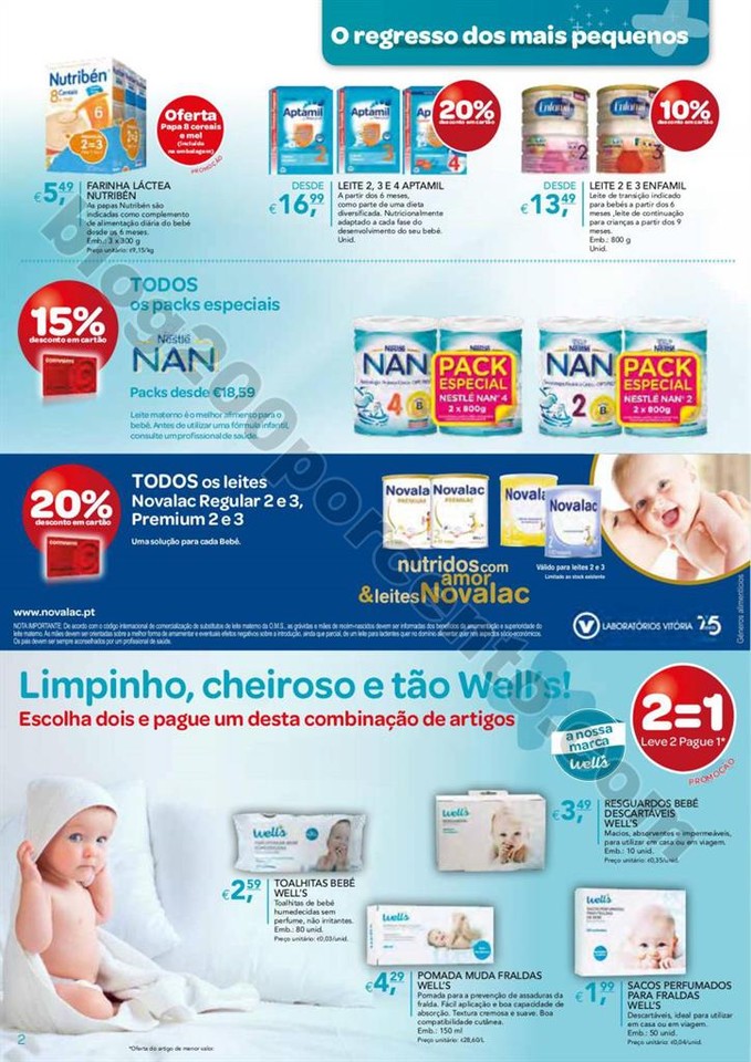Antevisão Folheto WELLS Promoções de 22 agosto 
