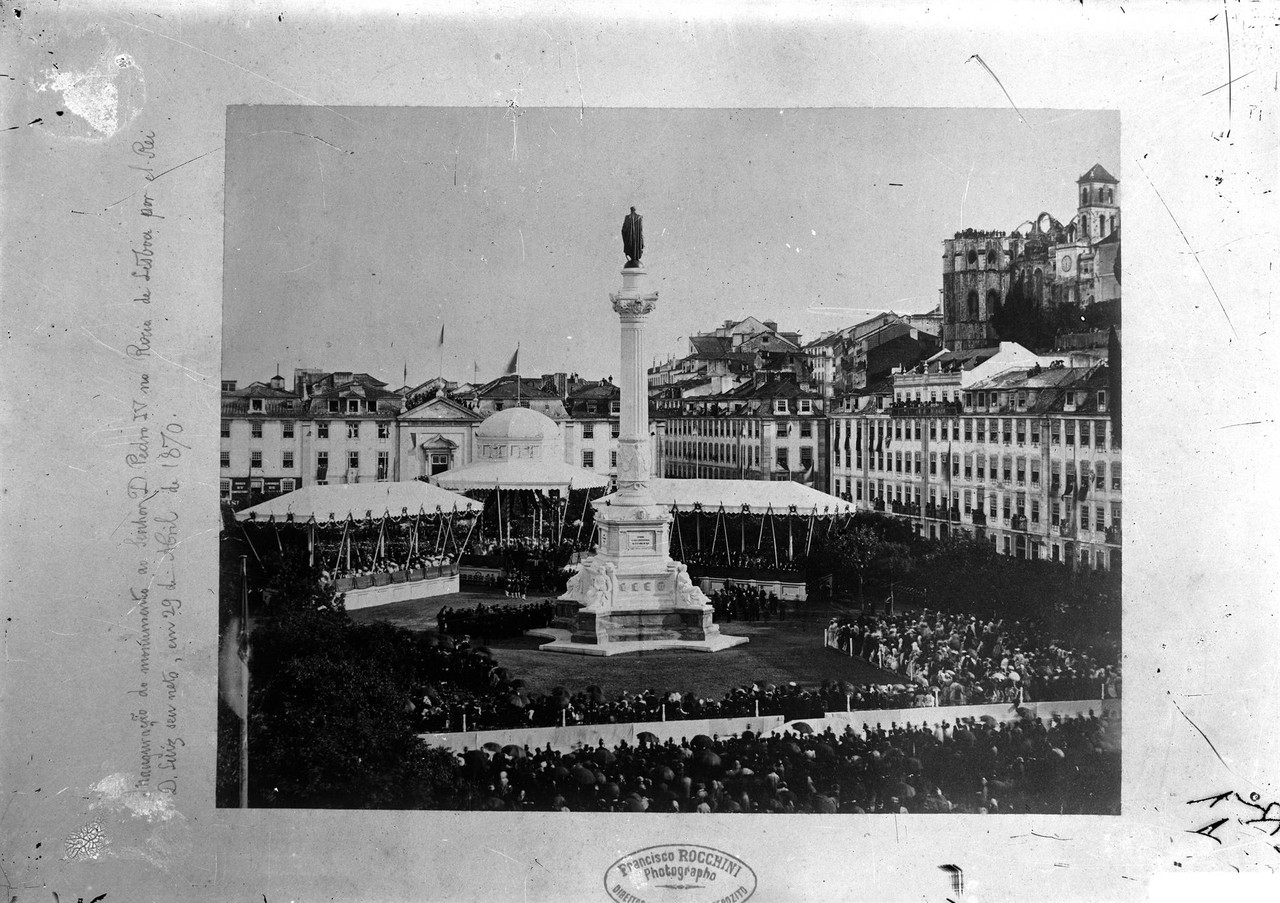Inauguração da Estátua de Dom Pedro IV, fotogra