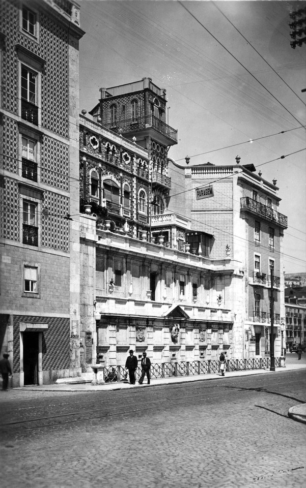 Chafariz d'El Rei, 1945, foto de Eduardo Portugal.