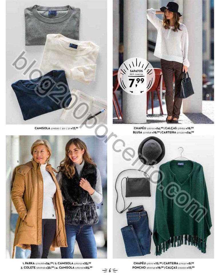 Novo Folheto CONTINENTE Moda Outono - Inverno prom