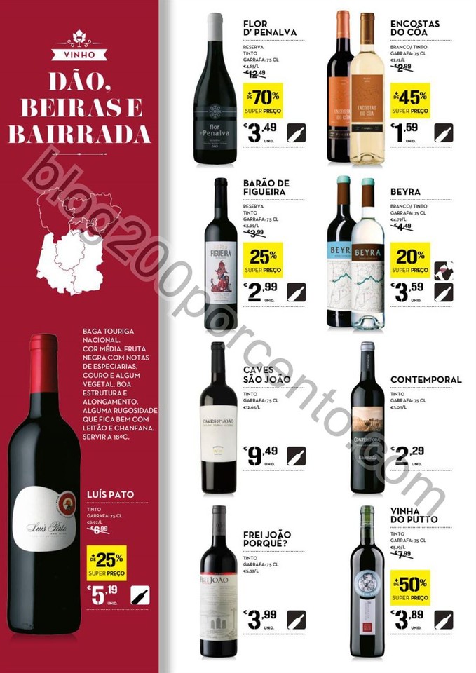 Antevisão Folheto CONTINENTE Vinhos promoções d