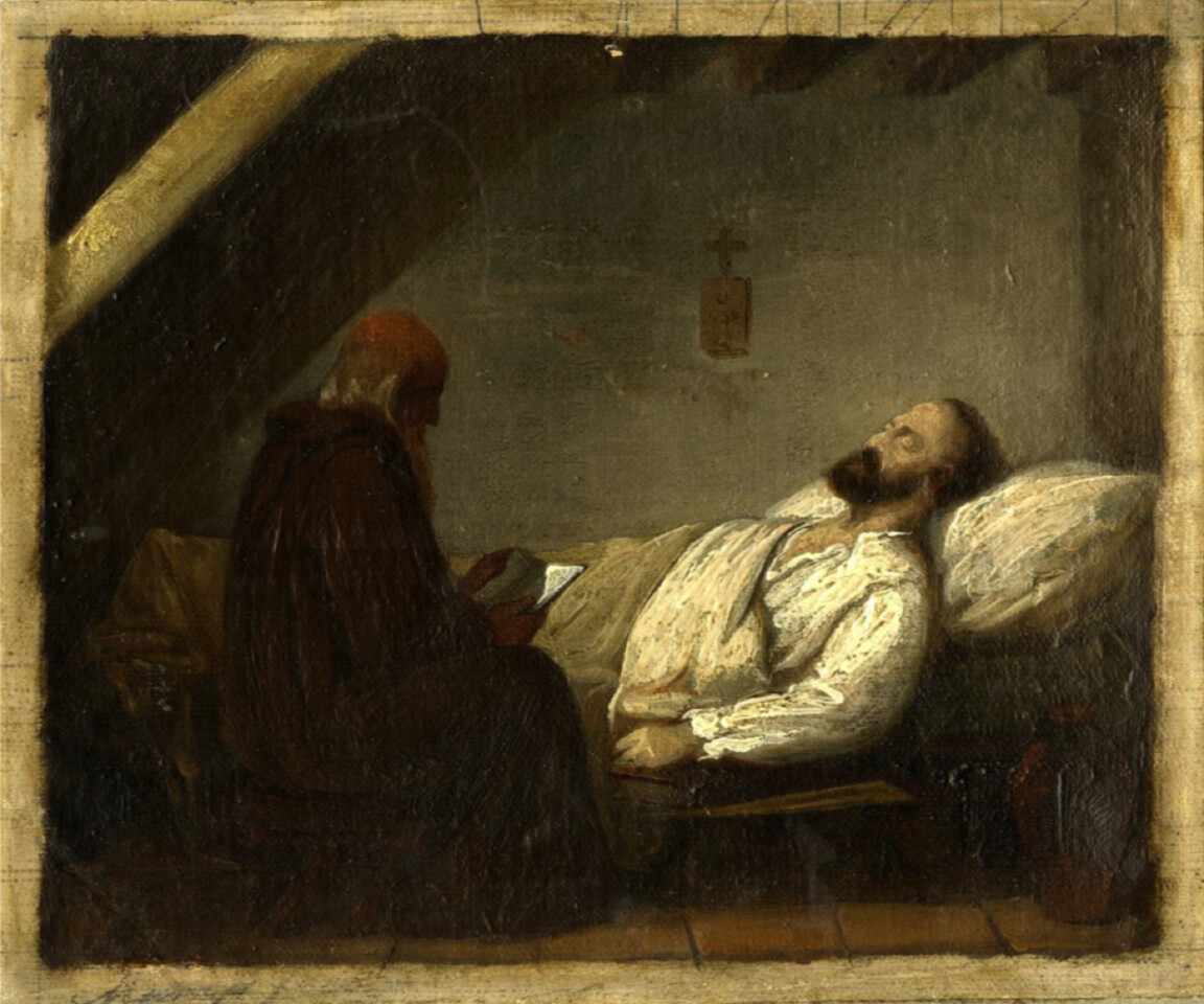 Morte de Camões - Francisco Augusto Metrass (1874)