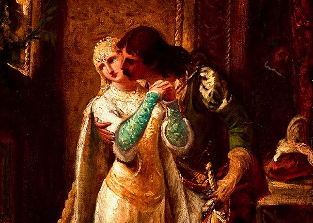 Fausto e Margarida (pormenor) / Pedro Américo / último quarto do século XIX