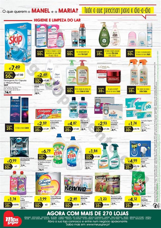 Antevisão Folheto MEU SUPER Promoções de 17 a 2