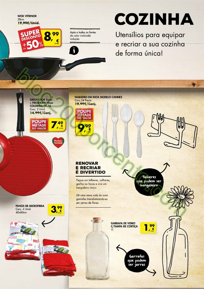 Novo Folheto PINGO DOCE Renovar e Reciclar de 25 f
