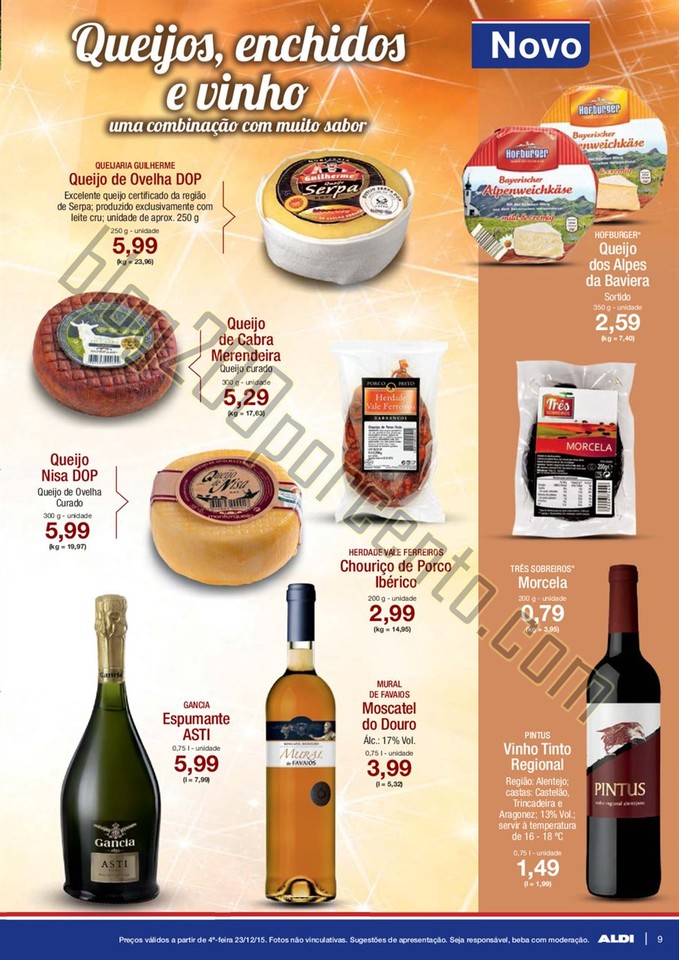 Antevisão Folheto ALDI Semana Natal - Ano novo a 