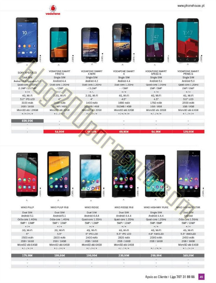 Novo Folheto PHONE HOUSE Natal promoções de 30 n
