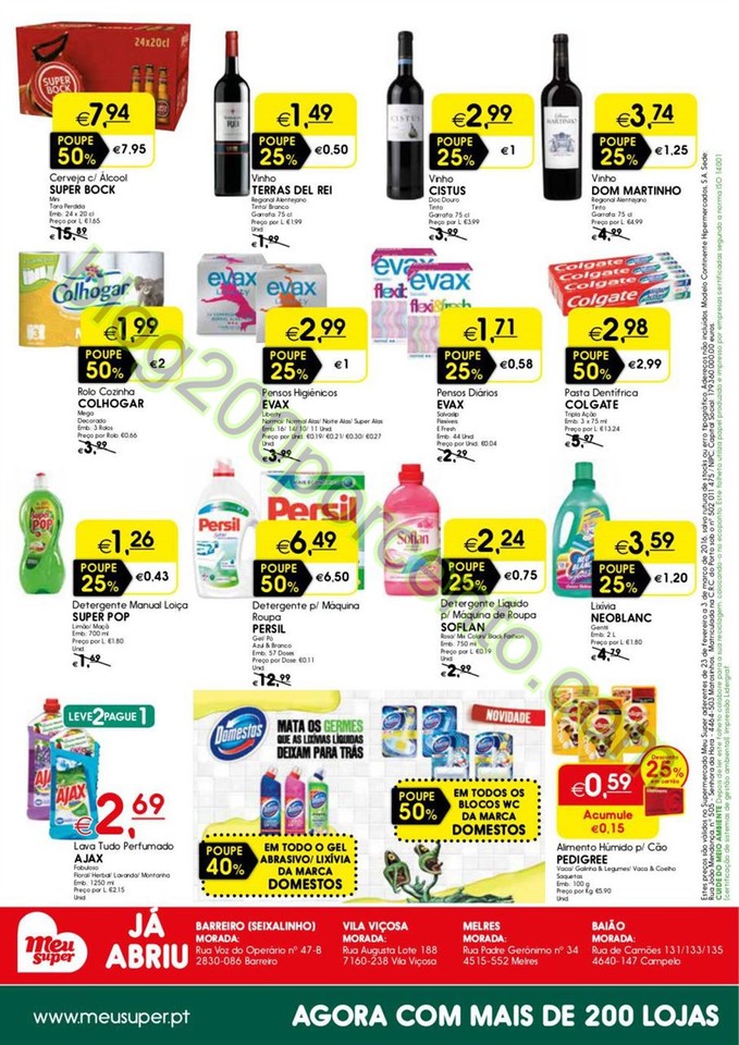 Antevisão Folheto MEU SUPER Promoções de 23 fev