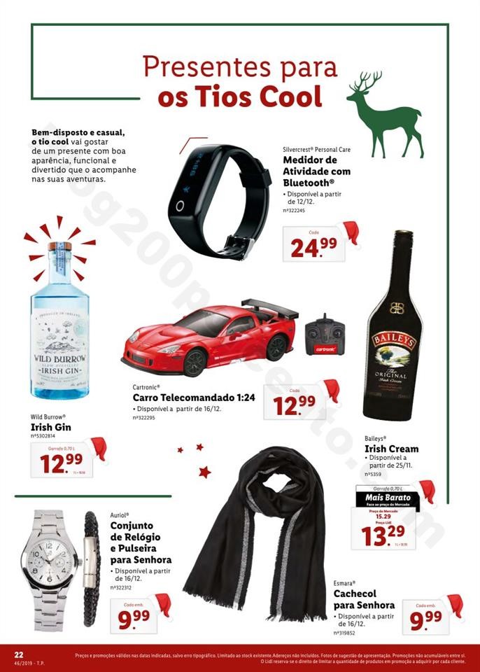 Folheto LIDL Presentes de Natal 11  novembro p22.j