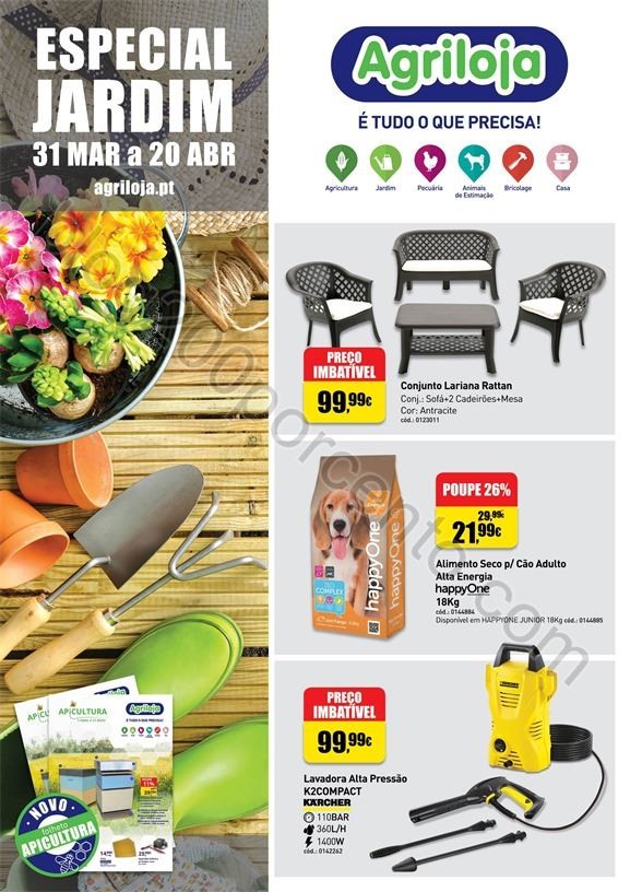 Antevisão Folheto AGRILOJA Jardim promoções de 