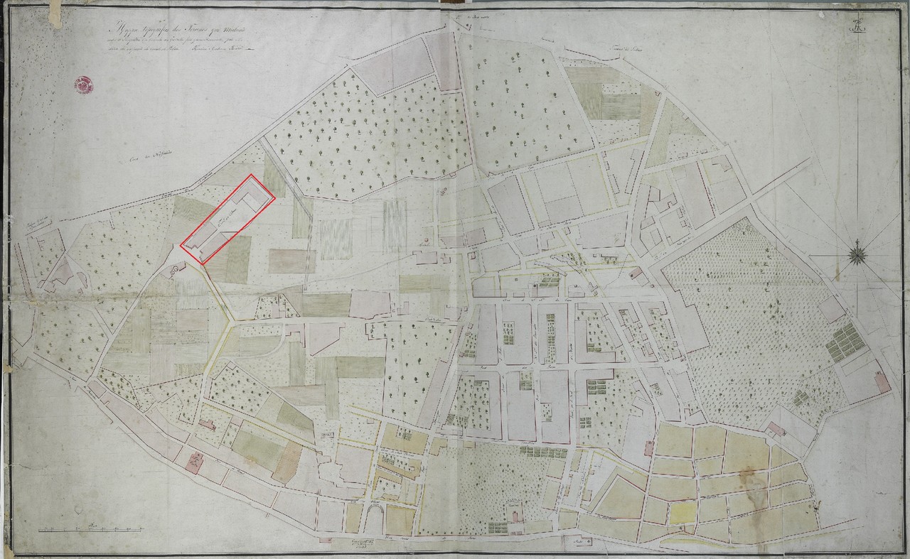 Mapa topografico dos Terrenos que medeião entre a Mapa topografico dos Terrenos que medeião entre a