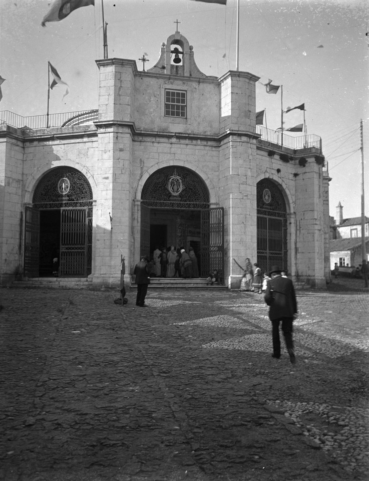 Ermida de Santo Amaro, ant. 1910, foto de Paulo Gu
