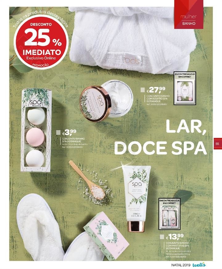 Antevisão Folheto WELLS Natal extra online promo