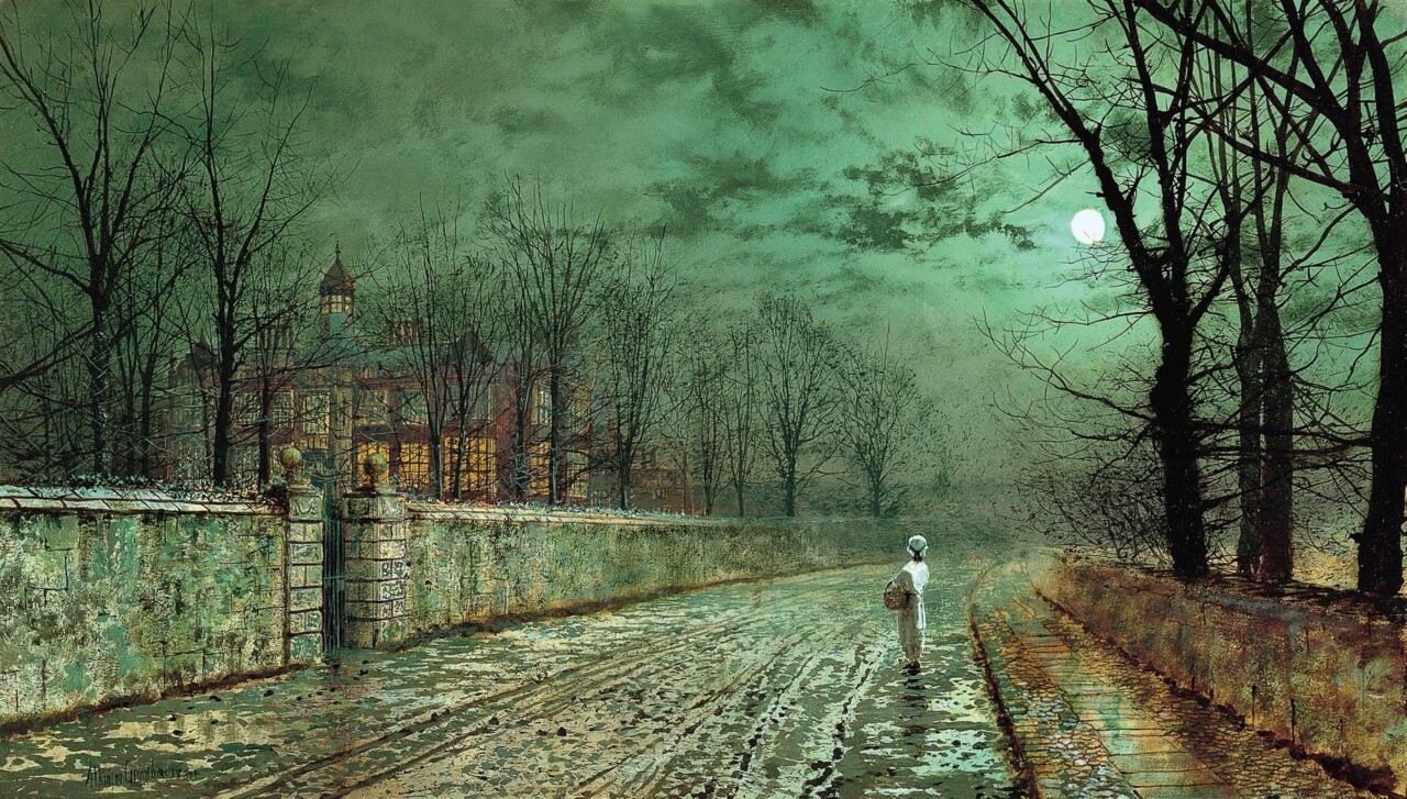 16Dez Uma noite enluarada (A Moonlit evening)-1880