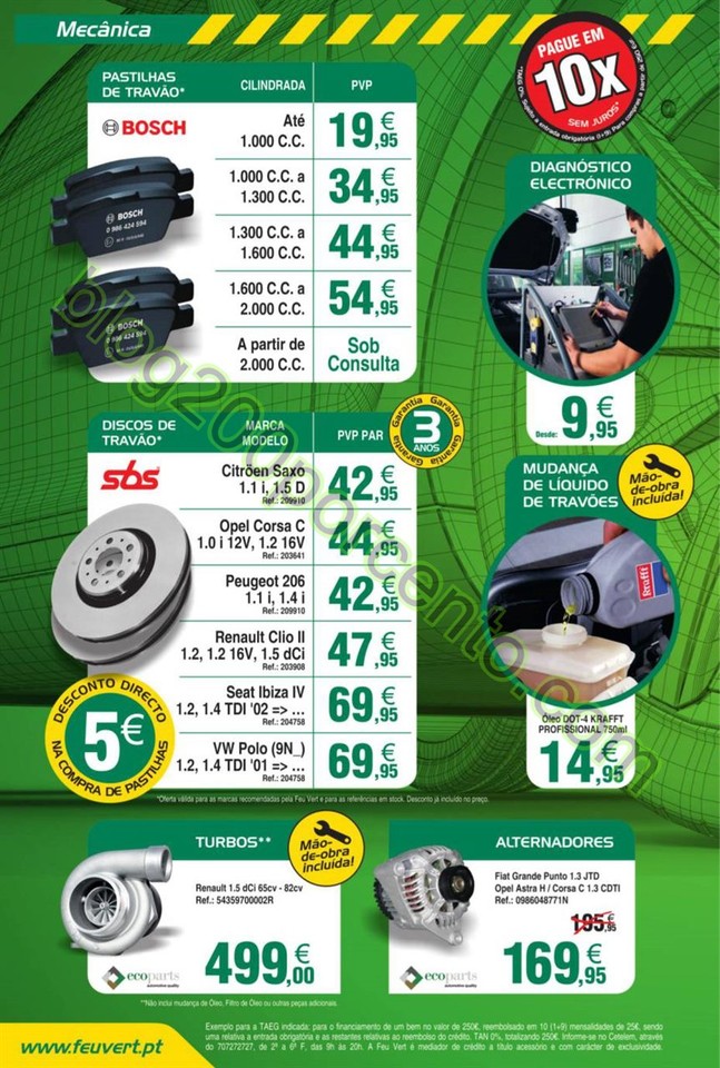 Antevisão Folheto FEU VERT Promoções de 1 a 28 
