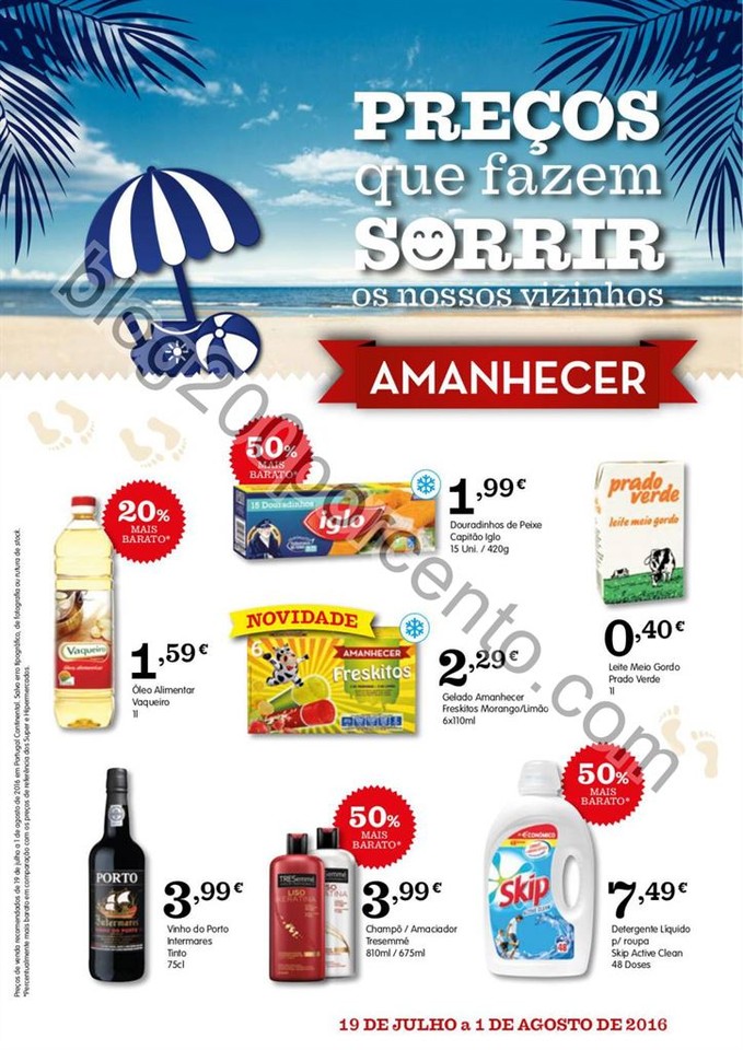 Antevisão Folheto AMANHECER Promoções de 19 jul