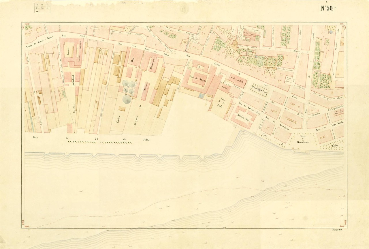 Atlas da carta topográfica de Lisboa n. 50 Filipe