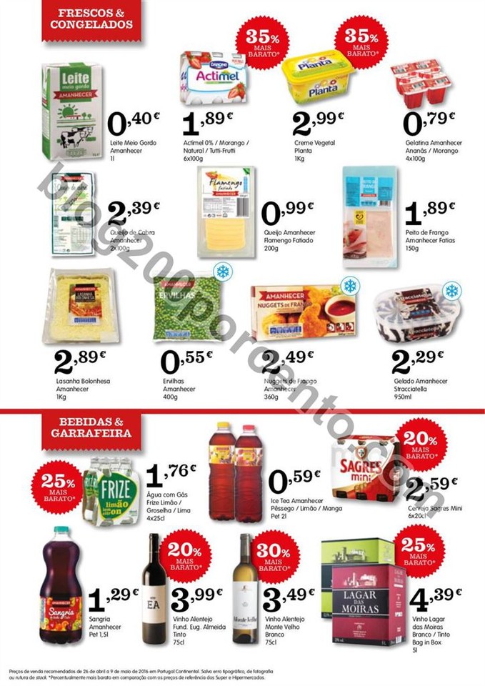 Antevisão Folheto AMANHECER Promoções de 26 abr