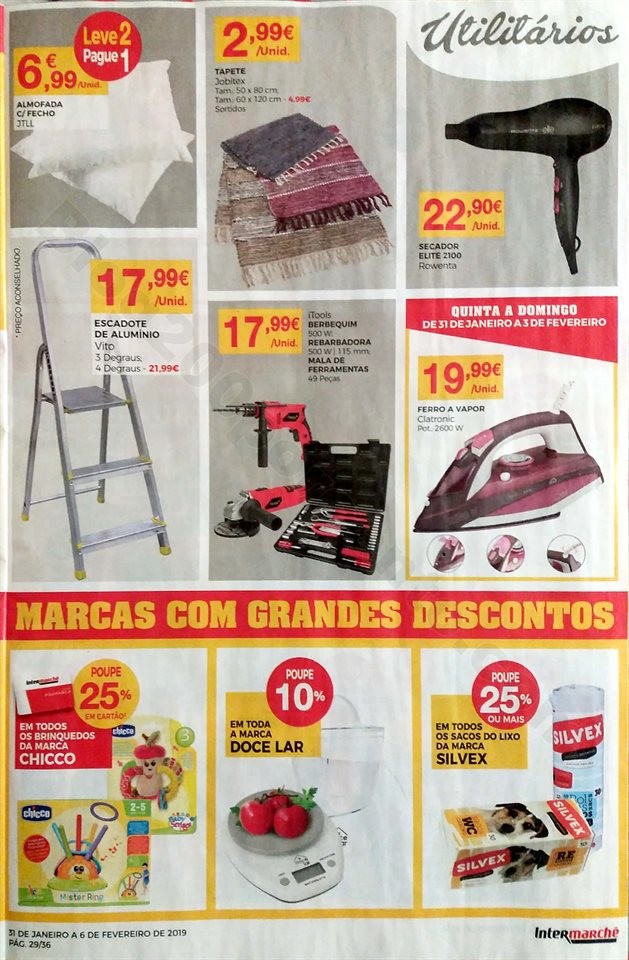 antevisao folheto Intermarche 31 janeiro a 6 fever