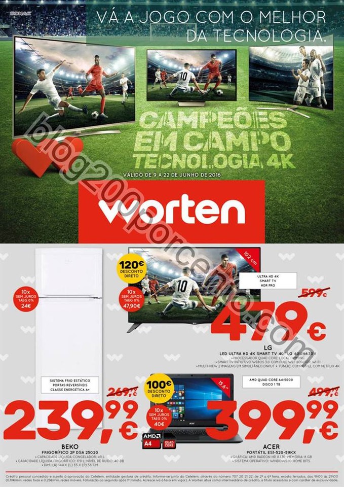 Novo Folheto WORTEN Promoções de 9 a 22 junho p1