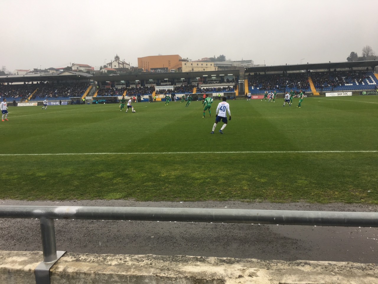 Foi impossível fugir à chuva