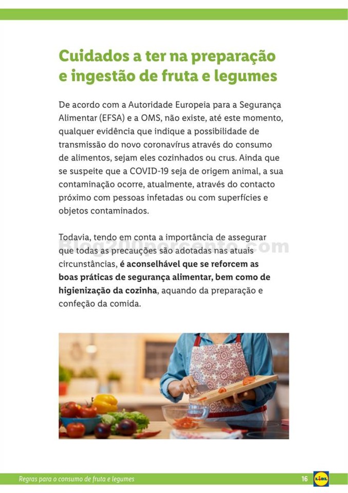 Folheto LIDL Guia de consumo frutas e legumes p16.