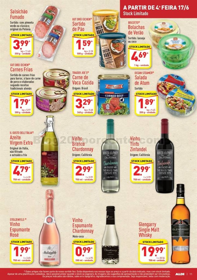 Antevisão Folheto ALDI Promoções de 17 a 23  ju