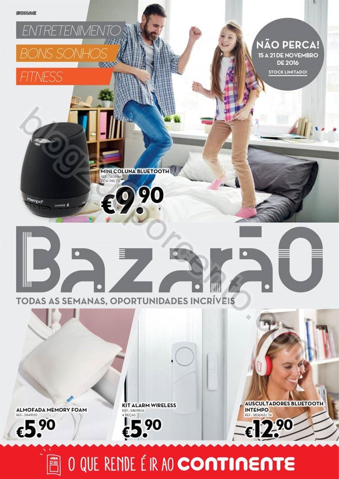 Antevisão Folheto CONTINENTE Bazarão promoções