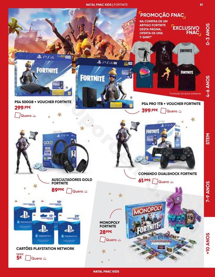 Antevisão Folheto Natal FNAC Kids promoções at