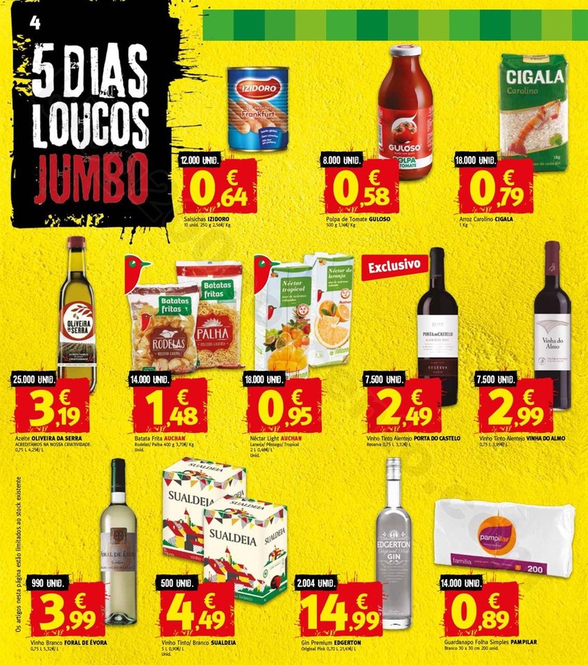 Antevisão Folheto JUMBO 5 dias loucos de 27 setem
