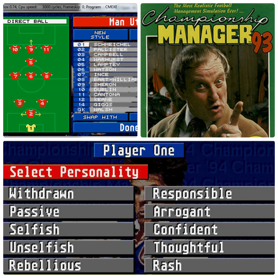 Championship Manager com Dosboxnostalgia para todo o lado! - Conversa em  tranches