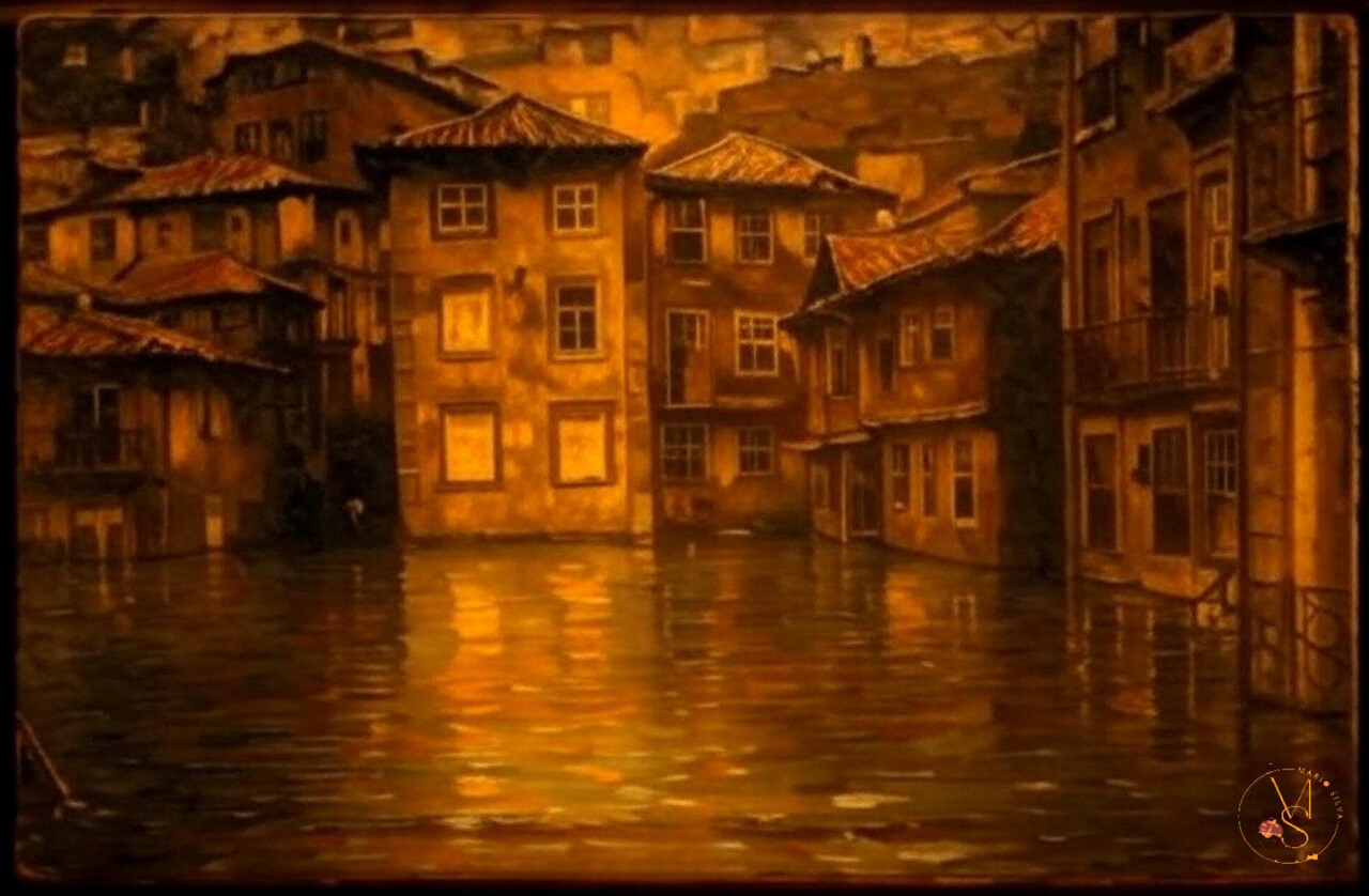 07Fev Grande cheia em Miragaia e Ribeira – Porto