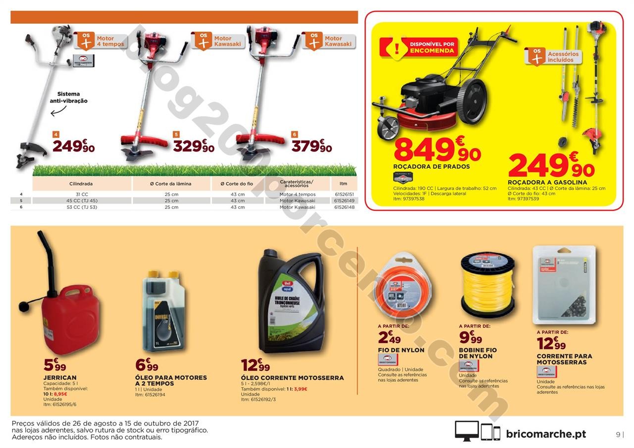 Novo Folheto BRICOMARCHÉ promoções até 15 outu