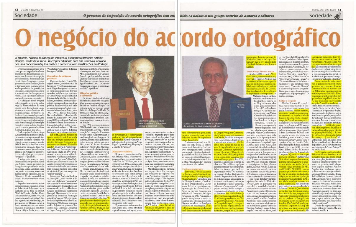 Caso do português pateta (Diabo, 24/6/2014)