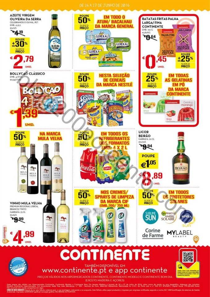 Antevisão Folheto CONTINENTE Fim de semana de 24 