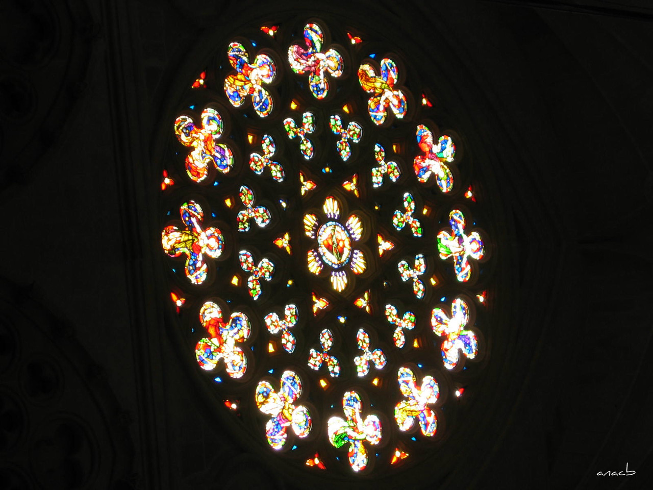 ao acaso #1 vitral da Catedral de Burgos, em Espan