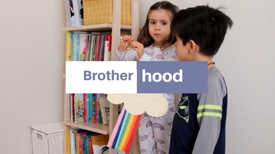 decoração quarto partilhado irmãos arco íris