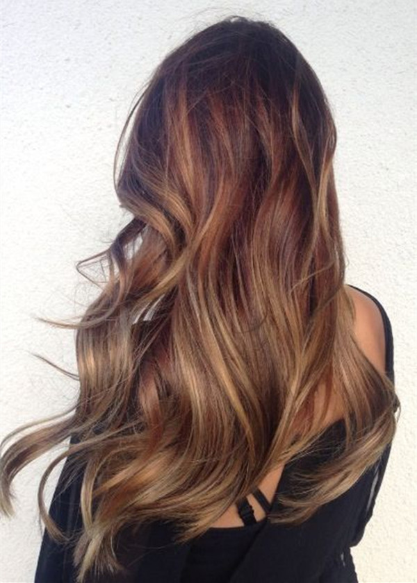 Brown-ombre-hair-color-long-balayage-hairstyle-tre