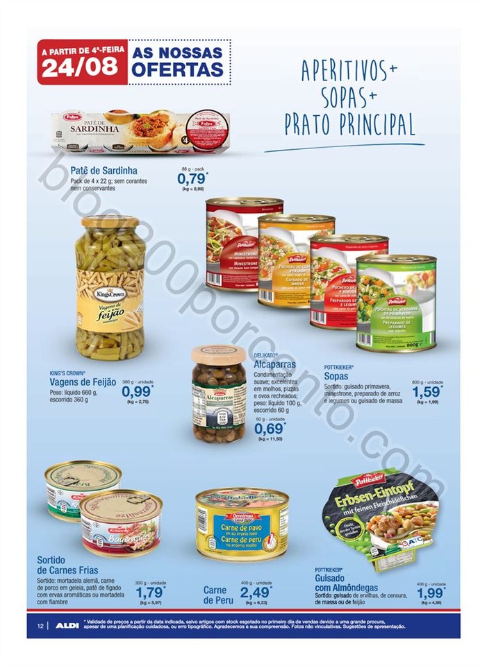 Antevisão Folheto ALDI Promoções a partir de 24
