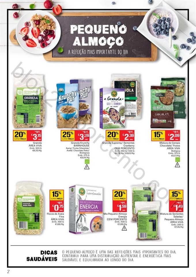 Novo Folheto CONTINENTE Bio &amp; Saudável promoçõe