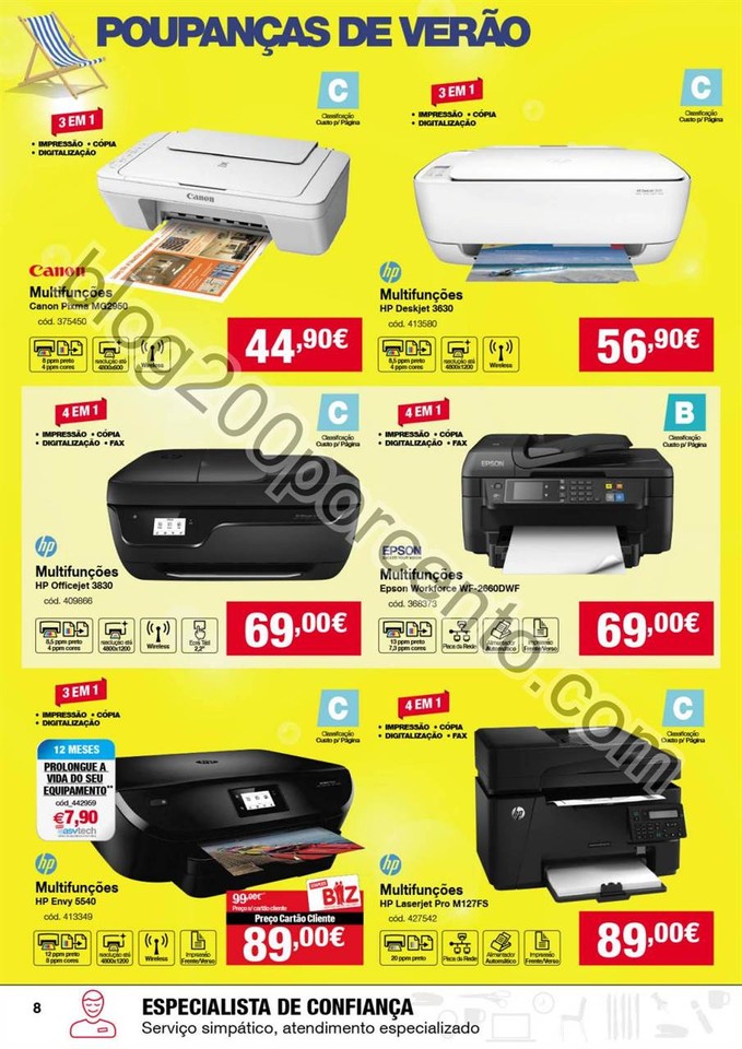Antevisão Folheto STAPLES Promoções verão de 4