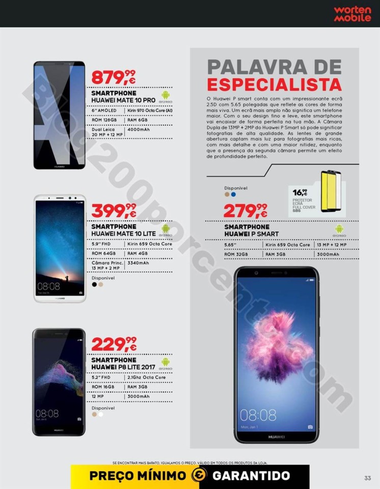 Antevisão Folheto WORTEN Mobile promoções de 15