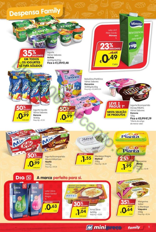 Antevisão Folheto MINIPREÇO Family Promoções d
