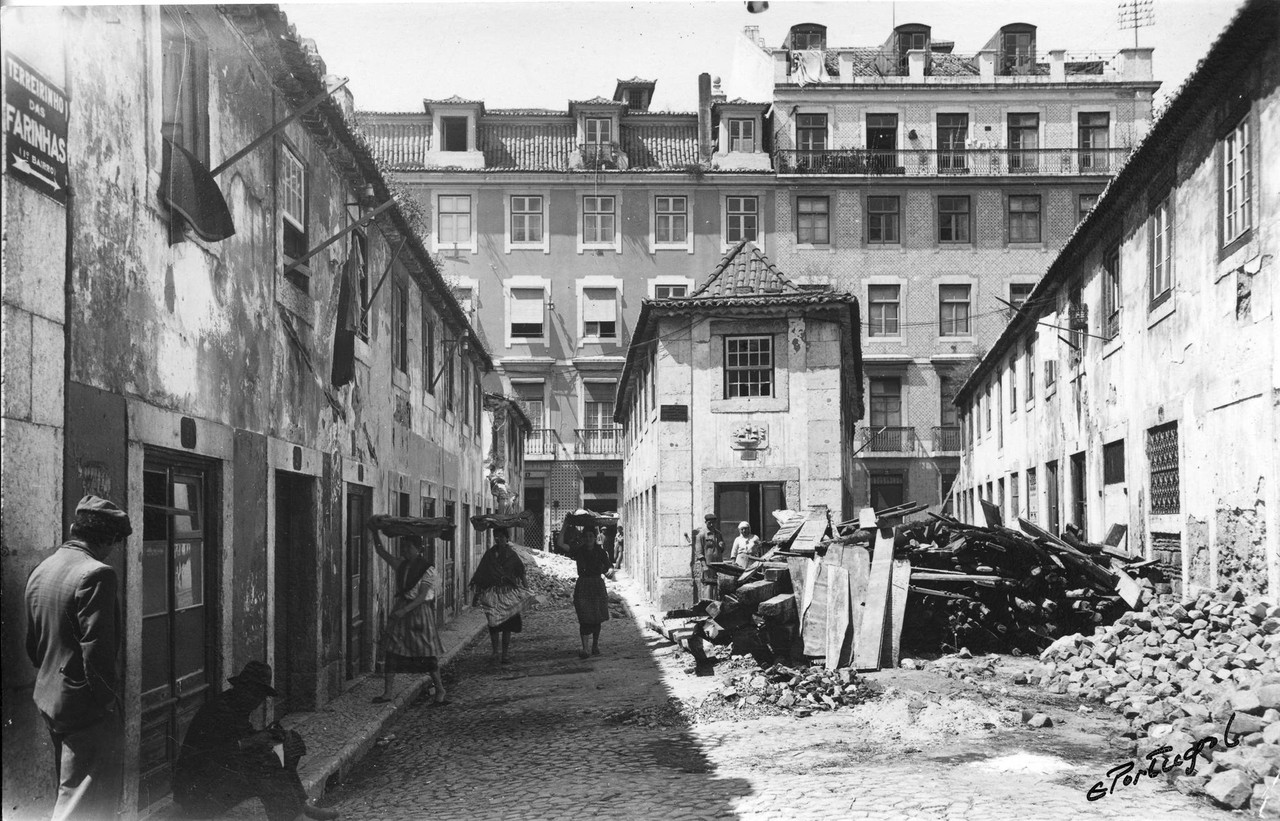 Terreirinho das Farinhas, 1940, foto de Eduardo Po